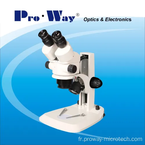 Microscope stéréo zoom 7x-45x professionnel